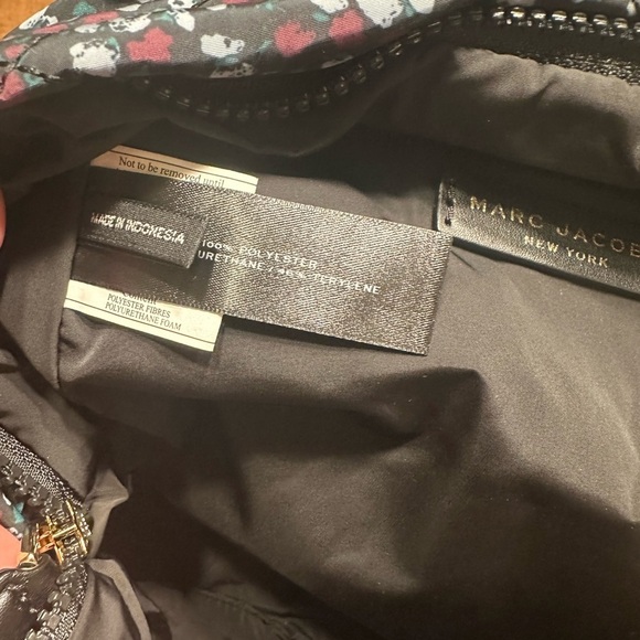 Marc Jacobs Black and Floral Mini Backpack main image 4